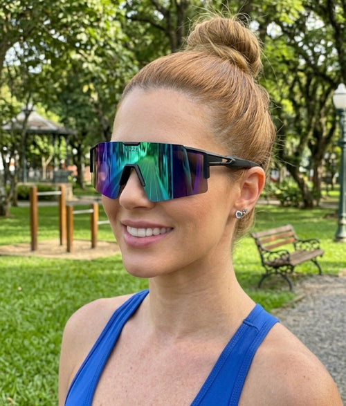 Óculos de Sol Esportivo Baixa Pace VIZZE First UV400 Ciclismo Bike Beach Tennis Corrida