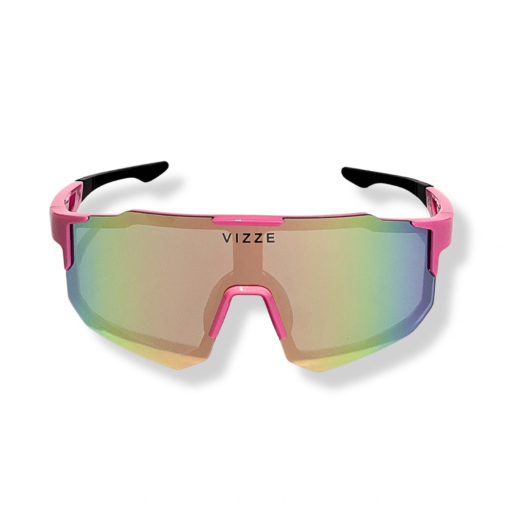 Óculos de Sol Esportivo Baixa Pace VIZZE Flow UV400 Ciclismo Corrida Bike Beach Tennis