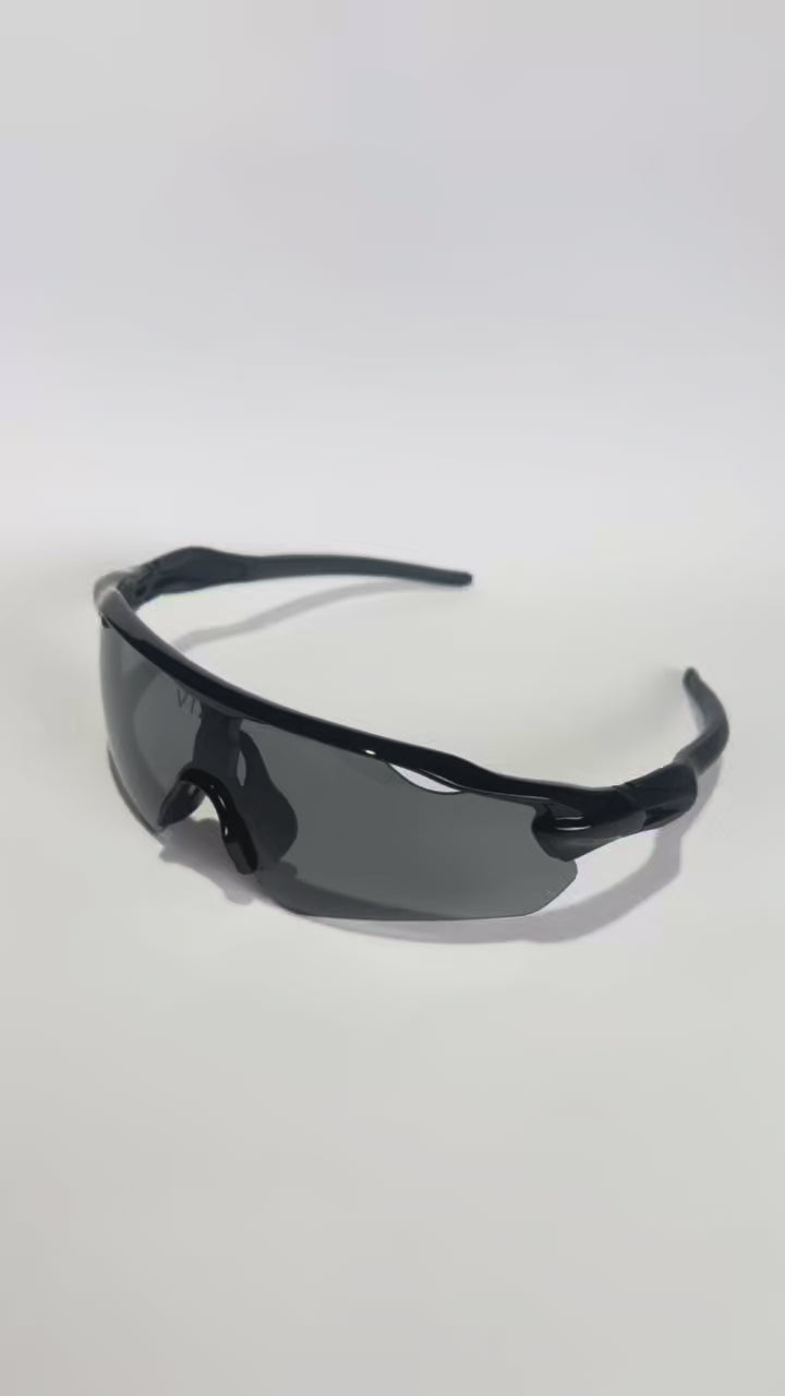 Óculos de Sol Esportivo Baixa Pace VIZZE Rush UV400 Ciclismo Corrida Bike Beach Tennis